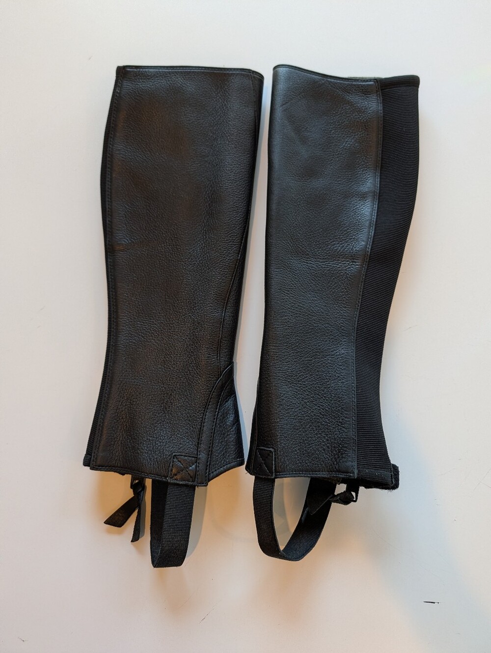Ariat Breeze Half Chaps Black Small Leather Washable